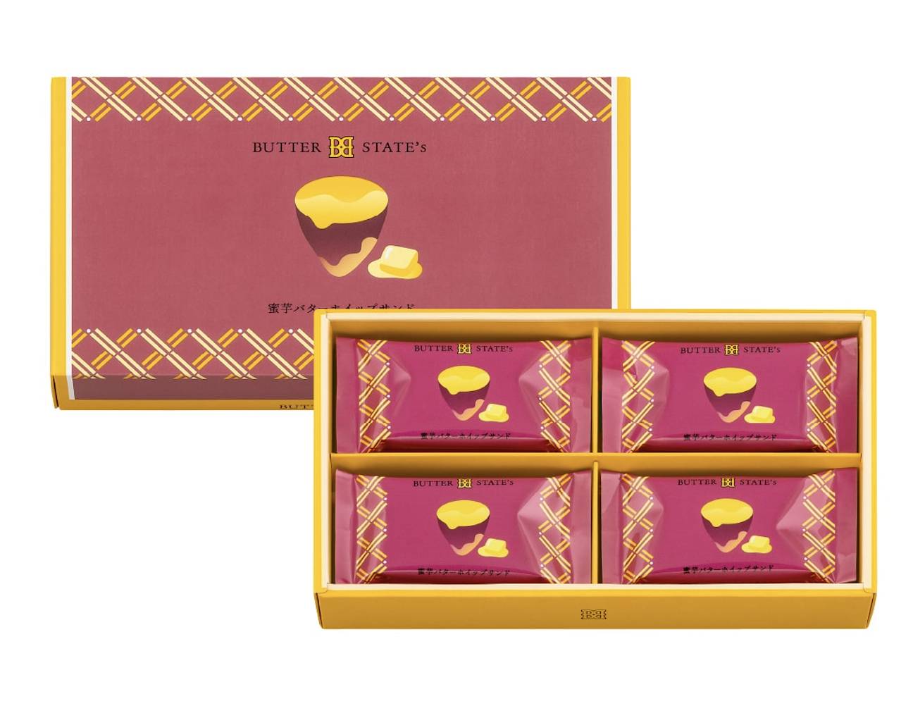 Butter State's｜蜜芋鮮奶油三明治