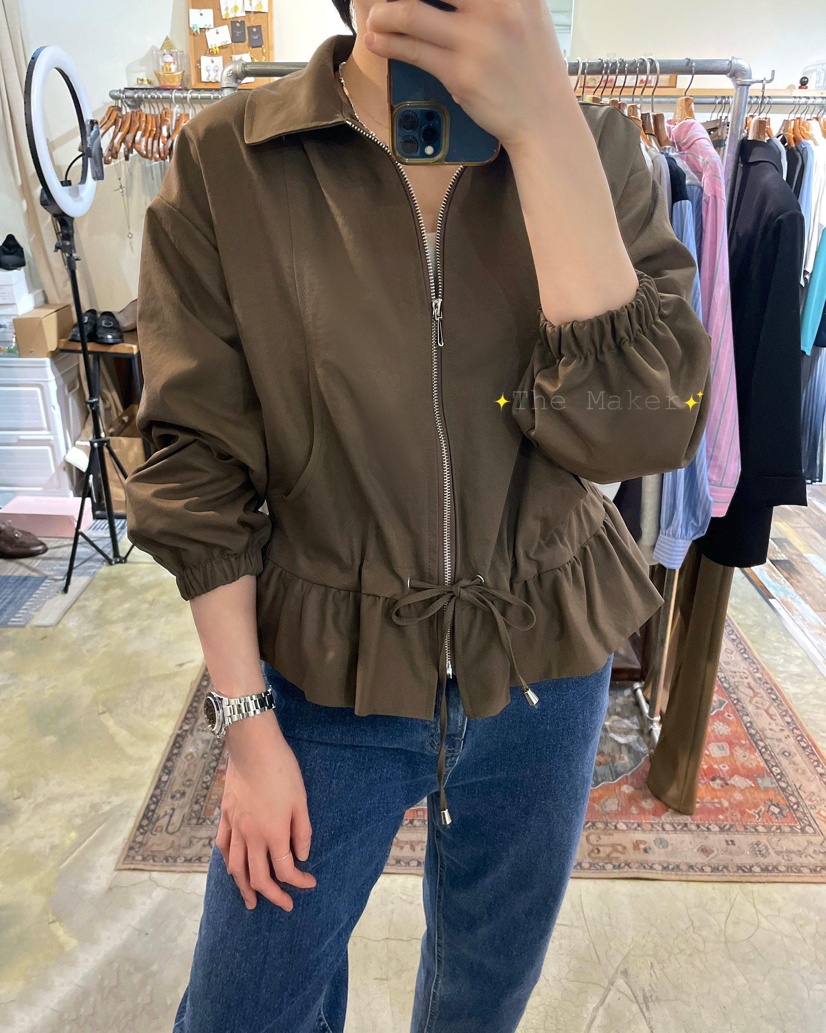 🎏 又輕又薄Zip up 外套 🎏