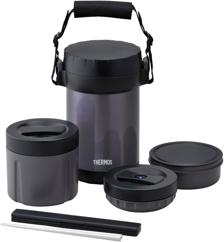 【預購】J101605 THERMOS 膳魔師 不銹鋼真空保溫飯壺 JBG-2000 MDB｜午夜藍