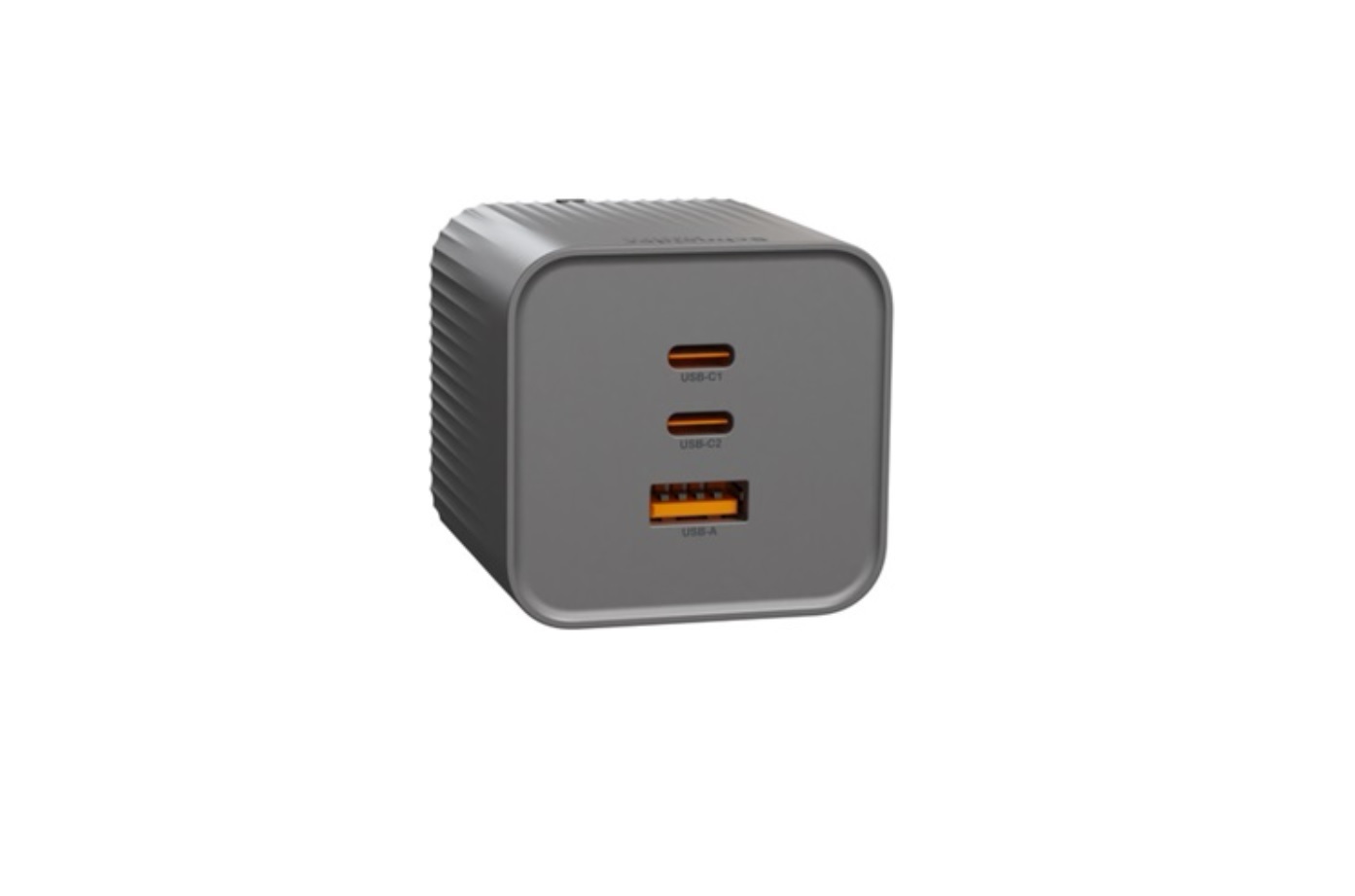 施耐德 TSB652C1A_CG 65W 氮化鎵 (GaN) 3口 (2C+1A) USB 快充充電器，彗星灰