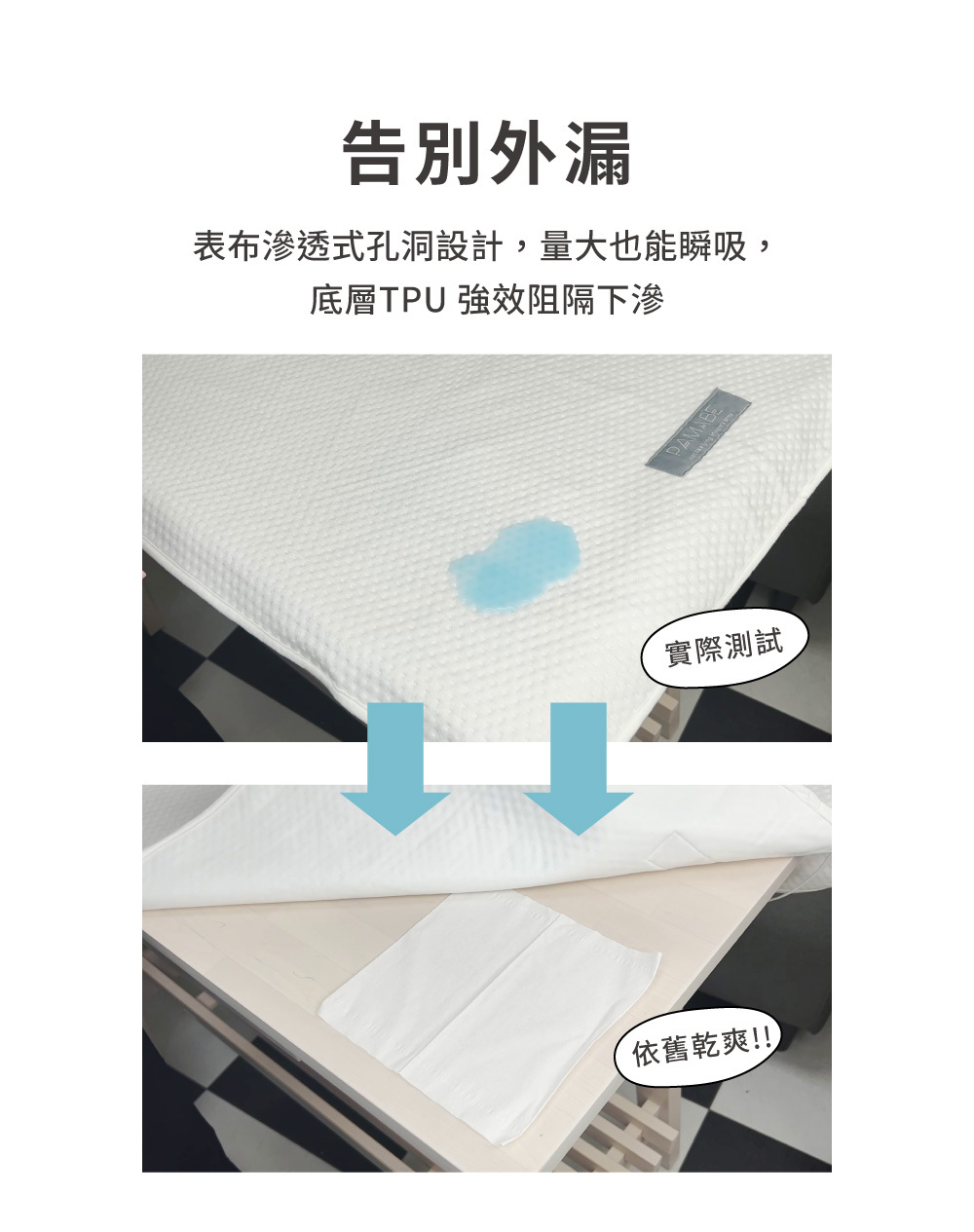 PAMABE白竹纖維保潔墊 告別外漏