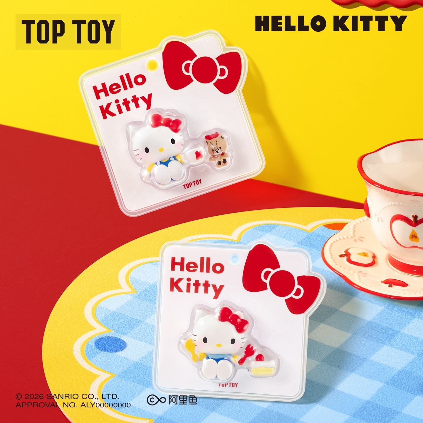 三麗鷗Hello Kitty經典重現系列吊飾盲盒 [10入/中盒]