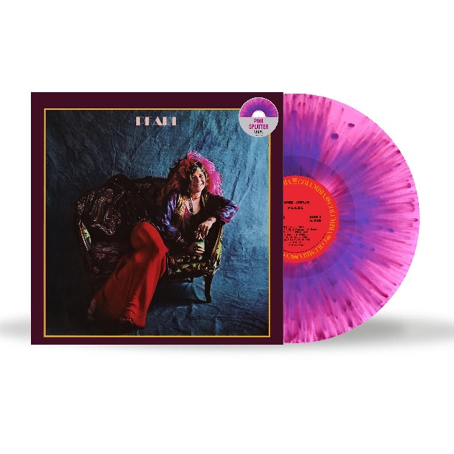 Janis Joplin - Pearl LP (Pink Splatter Vinyl)