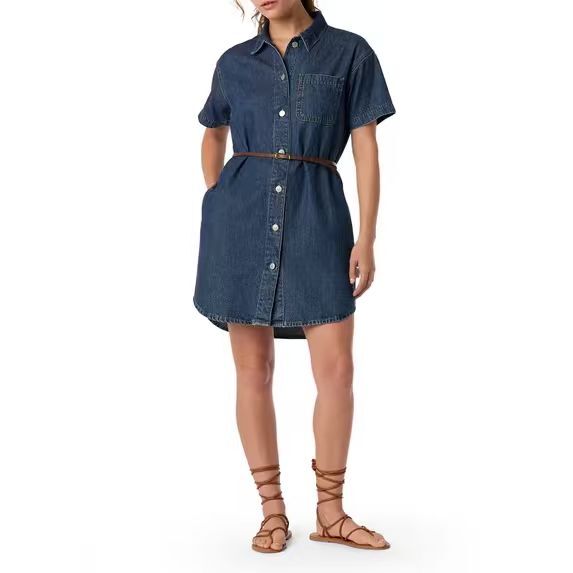 【預購】Levi Strauss N101601 女裝復古襯衫裙 (深藍色)