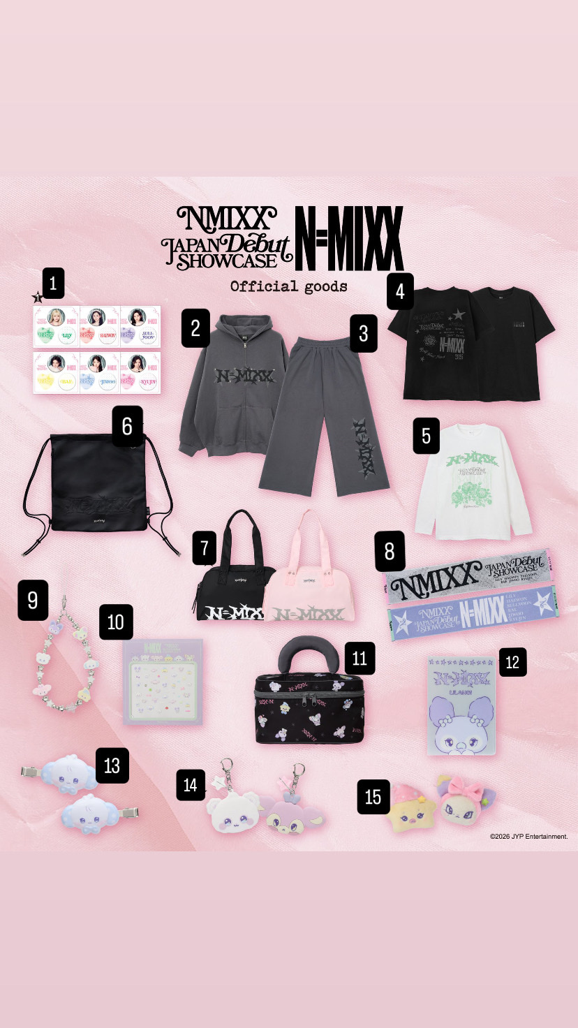 NMIXX Japan Debut Showcase MD[ N=MIXX ] ( online預訂)