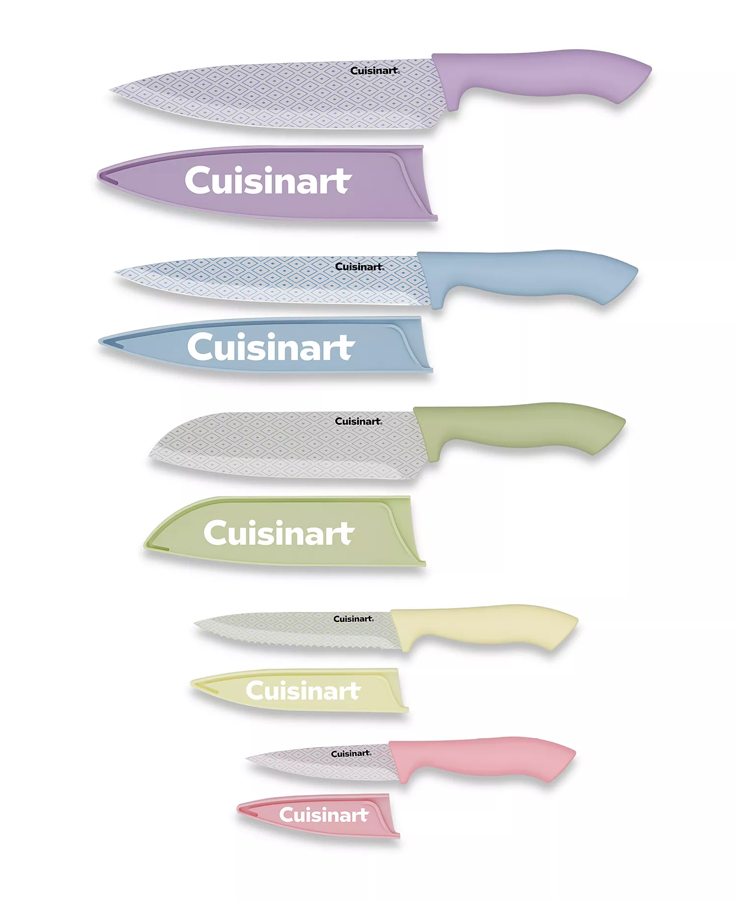 【預購】Cuisinart N101603 陶瓷塗層刀具套裝 (10件套)