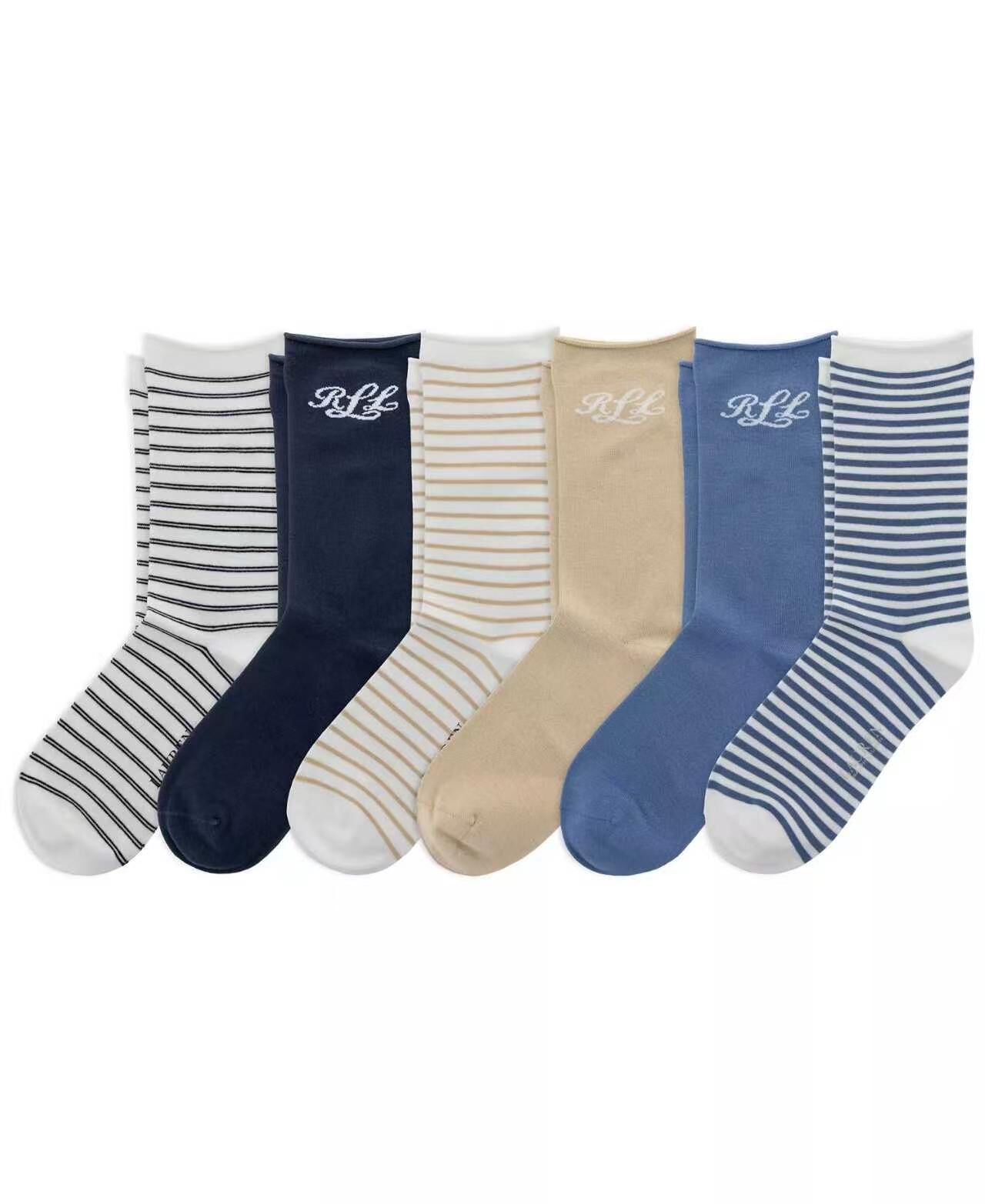 【預購】Lauren Ralph Lauren N101604 女裝襪子 (6對裝)