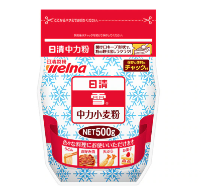 🇯🇵 日本製造｜日清雪 中筋小麥粉 500g