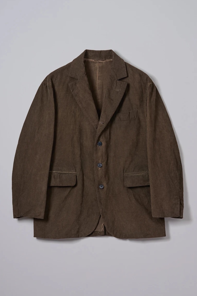 KAPTAIN SUNSHINE CORDUROY MUD-DYED 4B JACKET