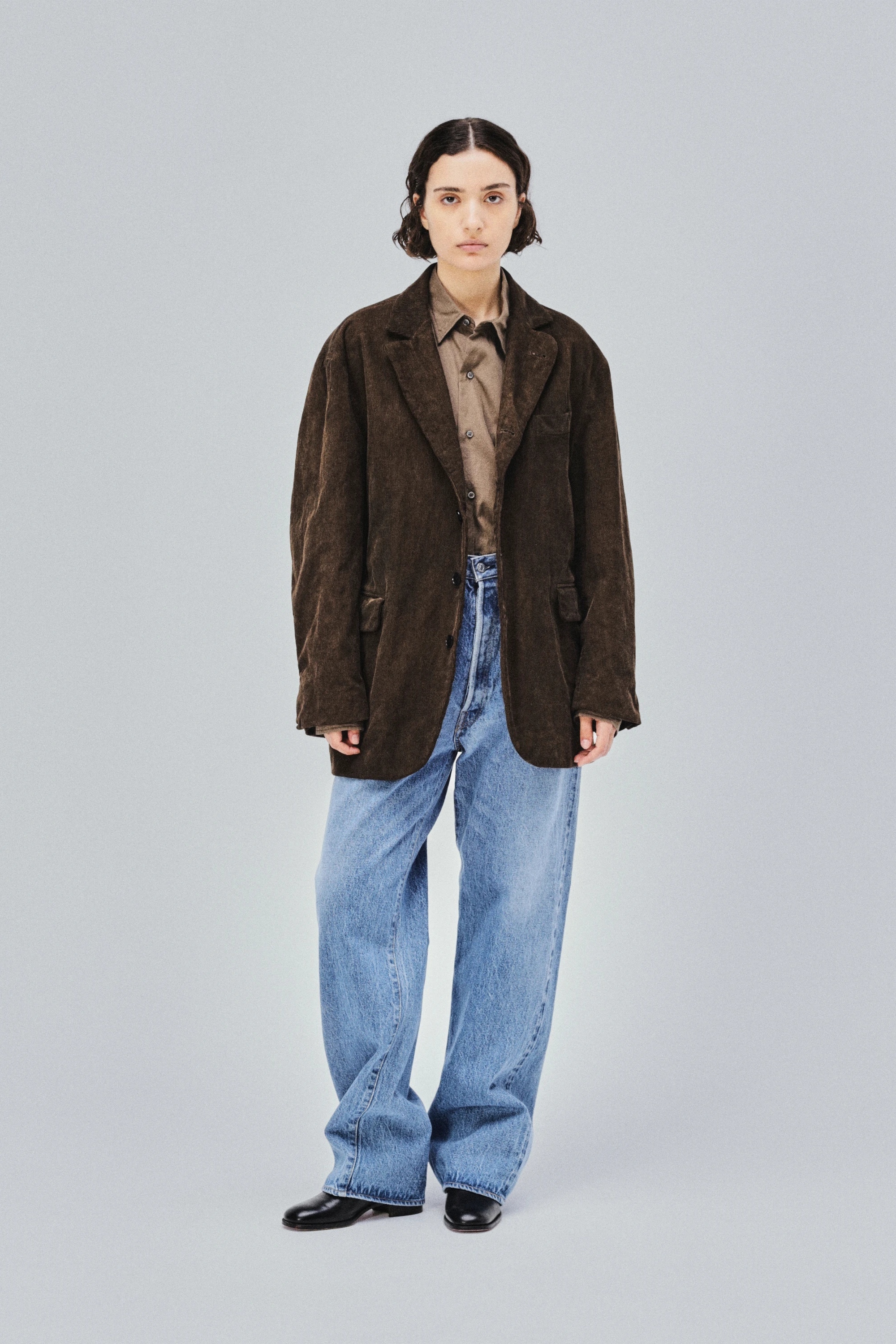 KAPTAIN SUNSHINE CORDUROY MUD-DYED 4B JACKET