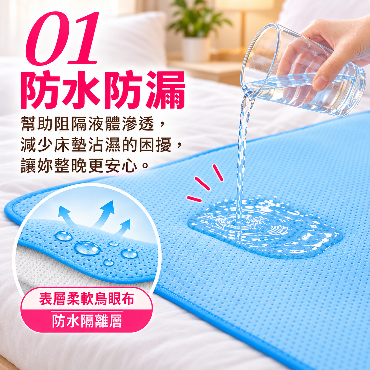 防水防漏保潔墊