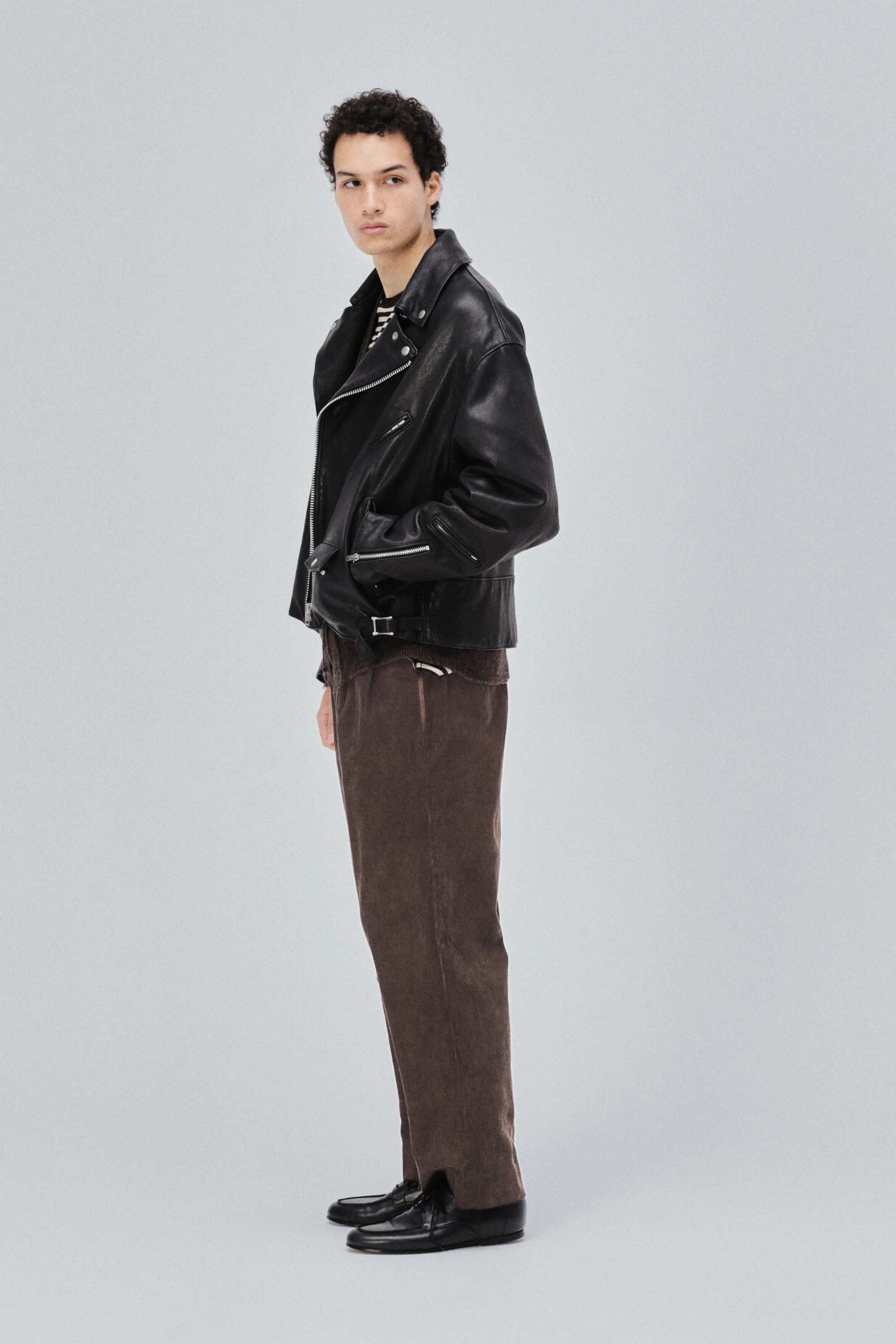 KAPTAIN SUNSHINE SHEEPSKIN RIDERS JACKET