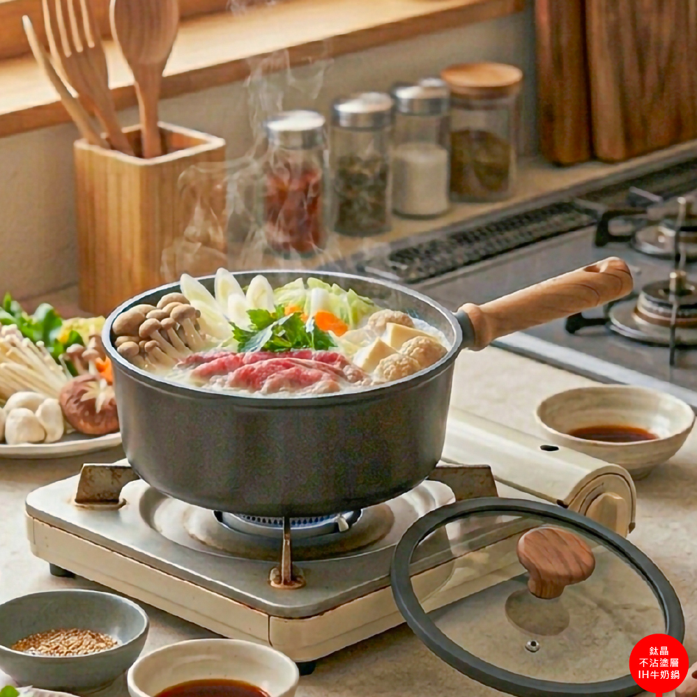 Carote 鈦晶不沾塗層IH牛奶鍋