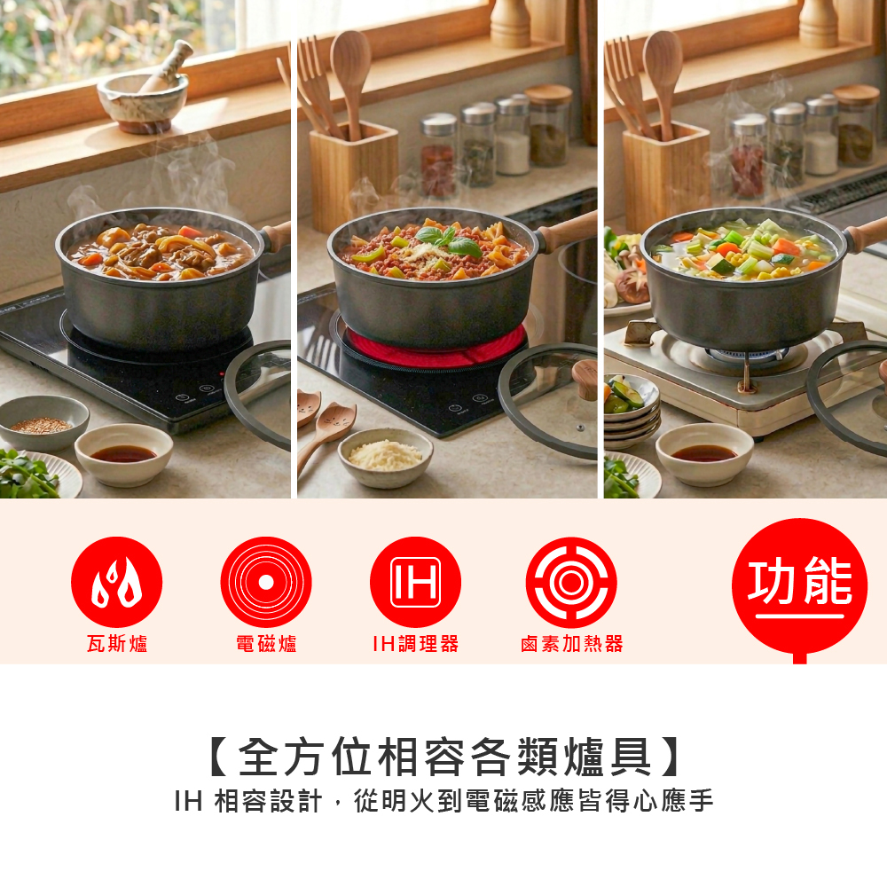 Carote 鈦晶不沾塗層IH牛奶鍋