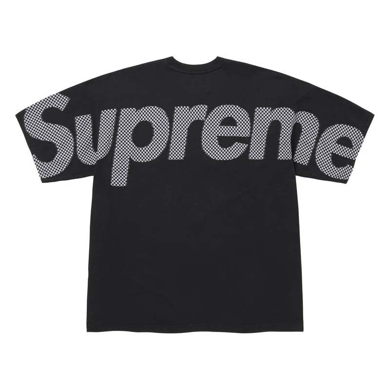 Supreme Checkerboard Intarsia S/S Top Black 編花 短袖上衣 黑色 FW26KN30-BK [台灣現貨]