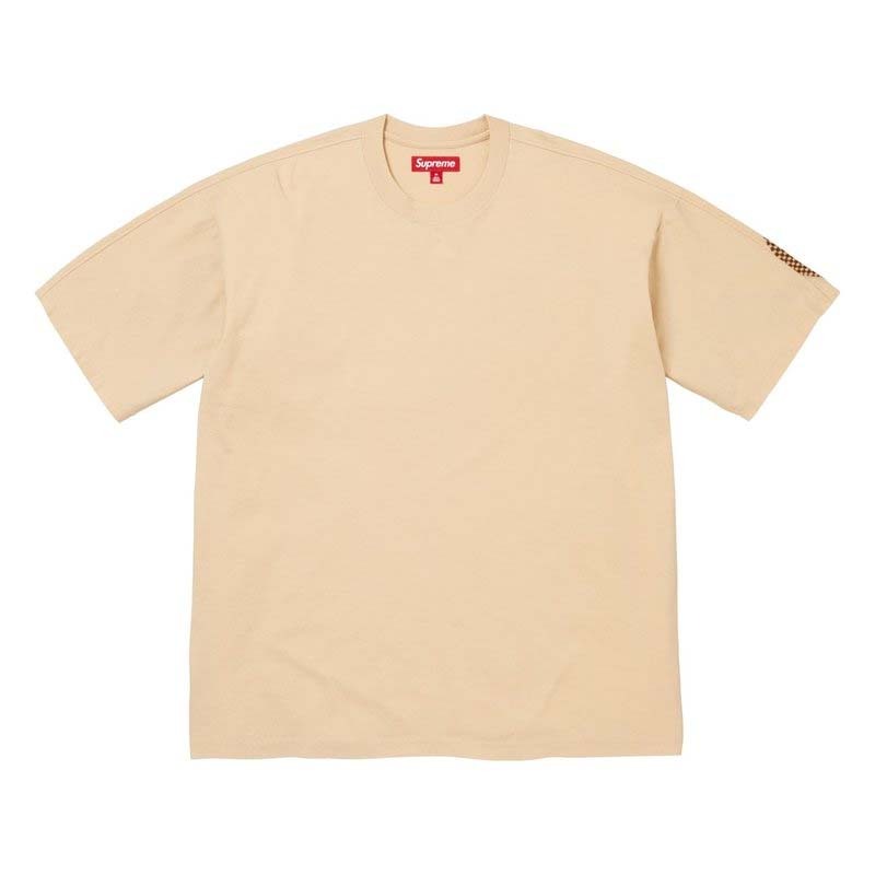 Supreme Checkerboard Intarsia S/S Top Light Tan 編花 短袖上衣 駝色 FW26KN30-LN [台灣現貨]