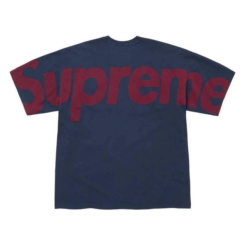 Supreme Checkerboard Intarsia S/S Top Navy 編花 短袖上衣 深藍色 FW26KN30-NY [台灣現貨]