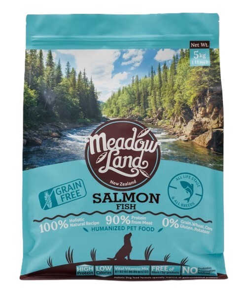 Meadowland 無穀物全犬糧 - 帝王三文魚 (美毛配方)
