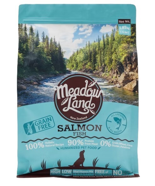 Meadowland 無穀物全犬糧 - 帝王三文魚 (美毛配方)