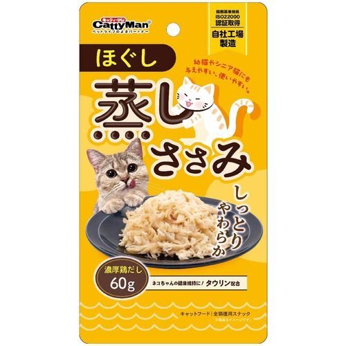 Cattyman 貓小食．清蒸雞肉絲 雞湯味60g