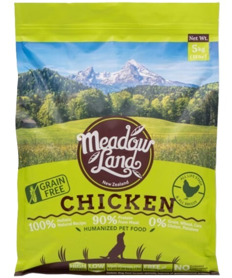 Meadowland 無穀物全犬糧 - 雞肉(美體配方)
