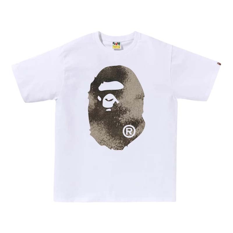 BAPE High Tone Bleach Big Ape Head Tee 男版 漸層猿人 短袖 白色 RAY-190 [台灣現貨]