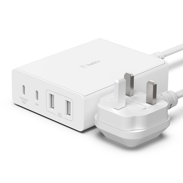 Belkin BoostCharge Pro 4連接埠 GaN 充電器 108W (不包含旅行轉插)