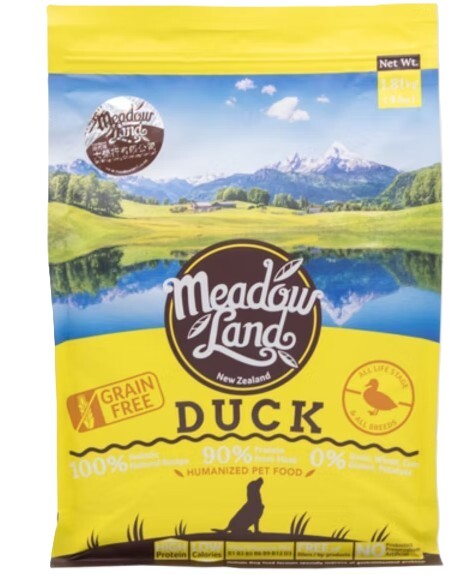 Meadowland 無穀物全犬糧 - 鴨肉 (低敏配方)