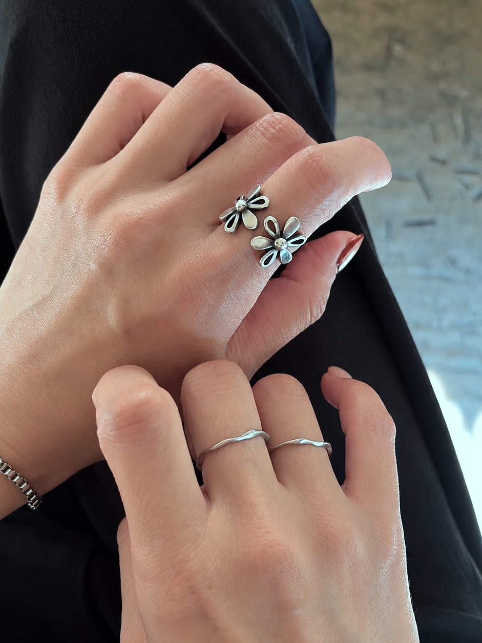 twin bloom ring