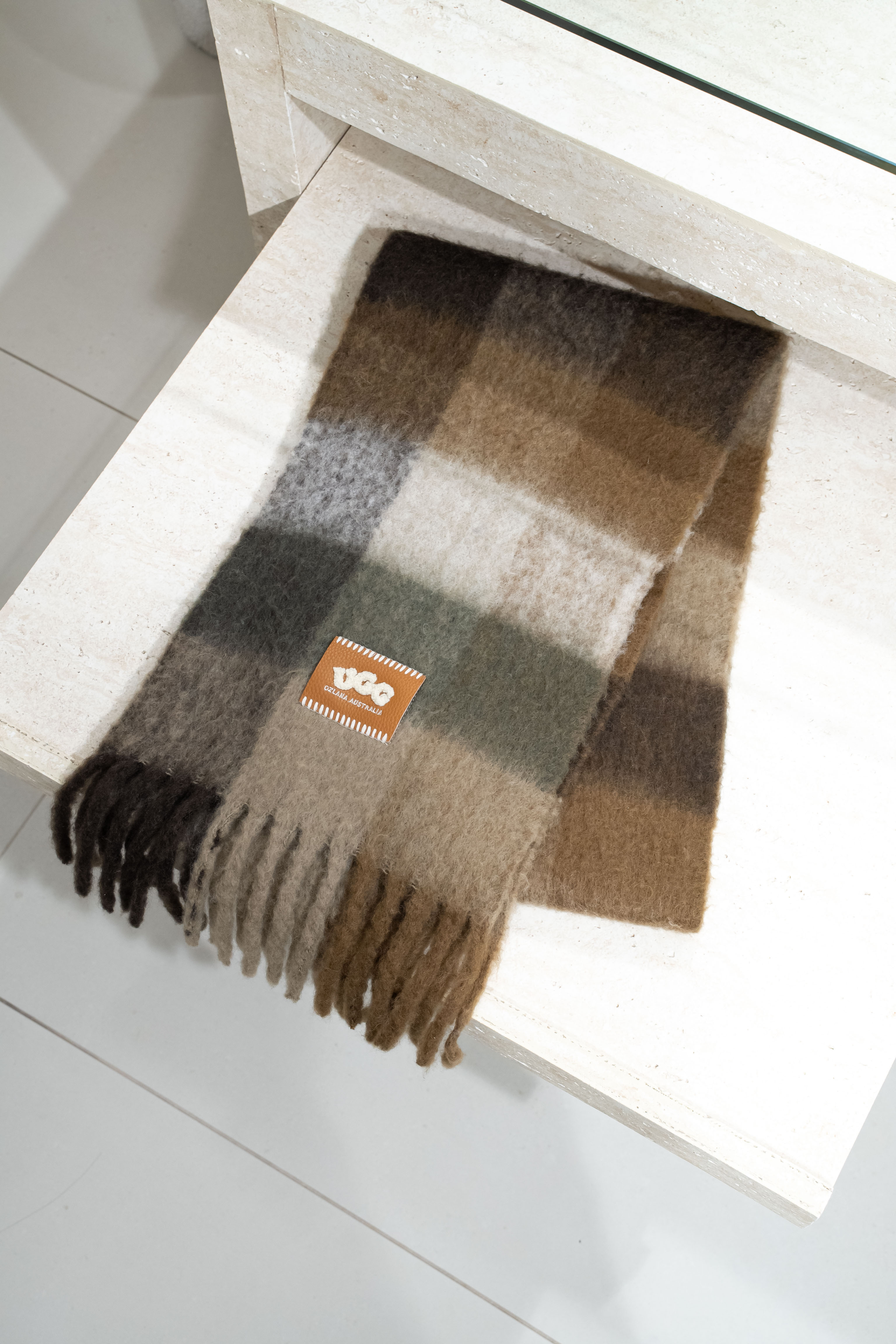 UGG Ozlana 26AW Scarf 頸巾 Olive Grove