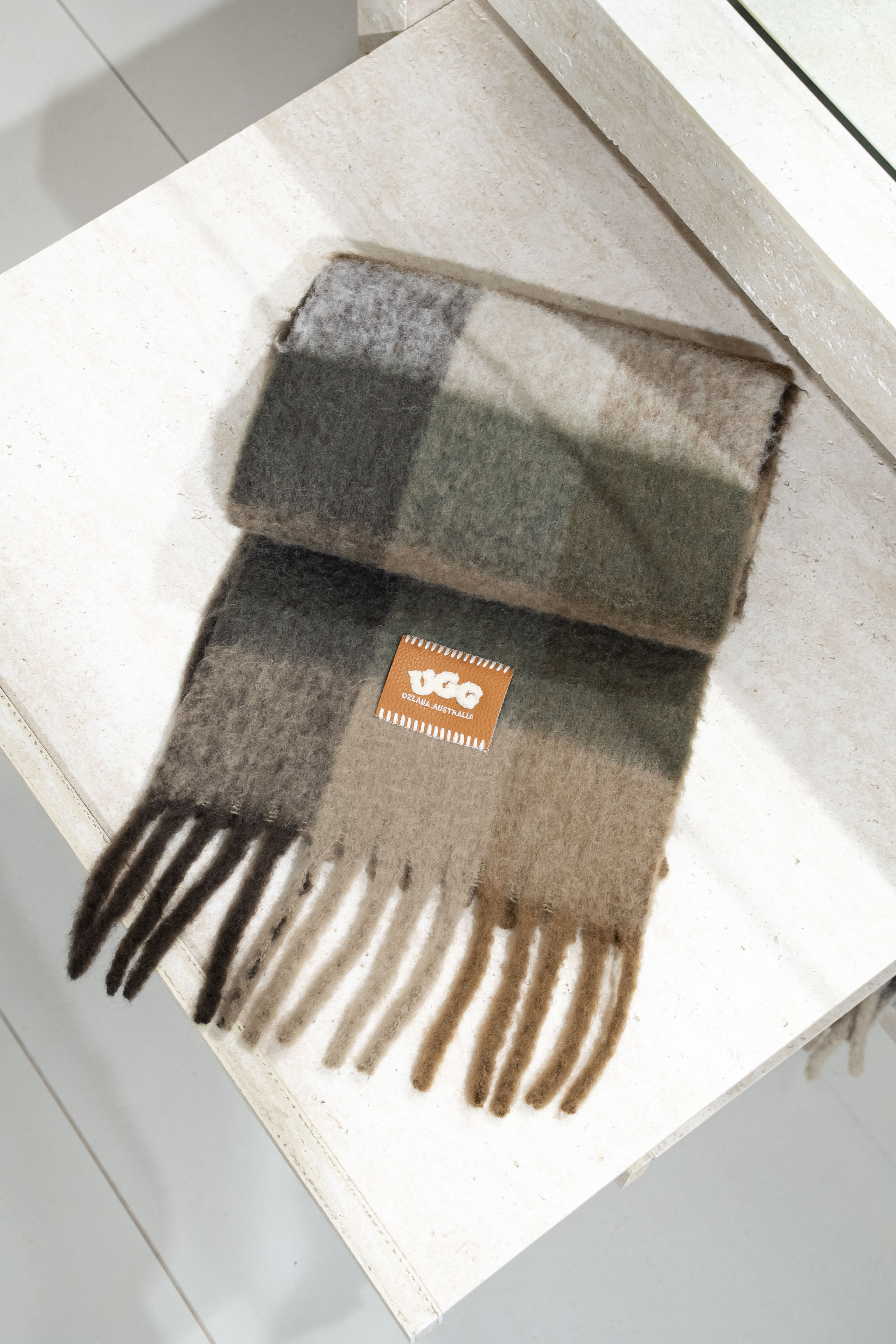 UGG Ozlana 26AW Scarf 頸巾 Olive Grove