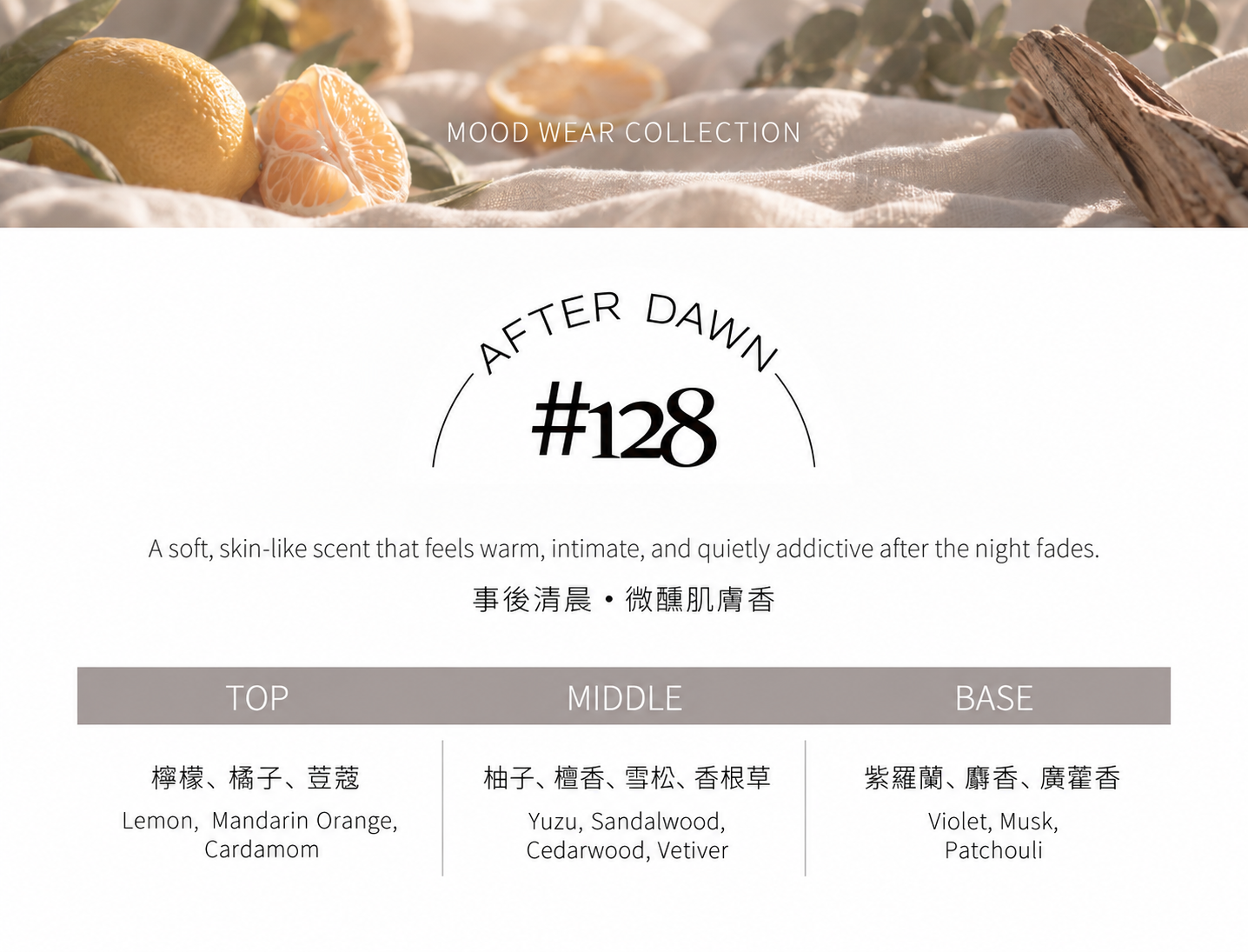 #128 AFTER DAWN 事後清晨 淡香水100ml