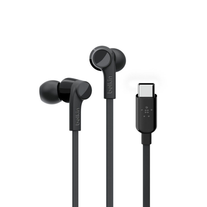 Belkin SoundForm 入耳式有線耳機配備 USB-C 接頭