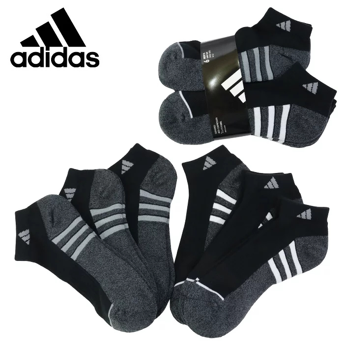 【預購】JM101609 Adidas 厚底避震男裝短襪(6對裝)