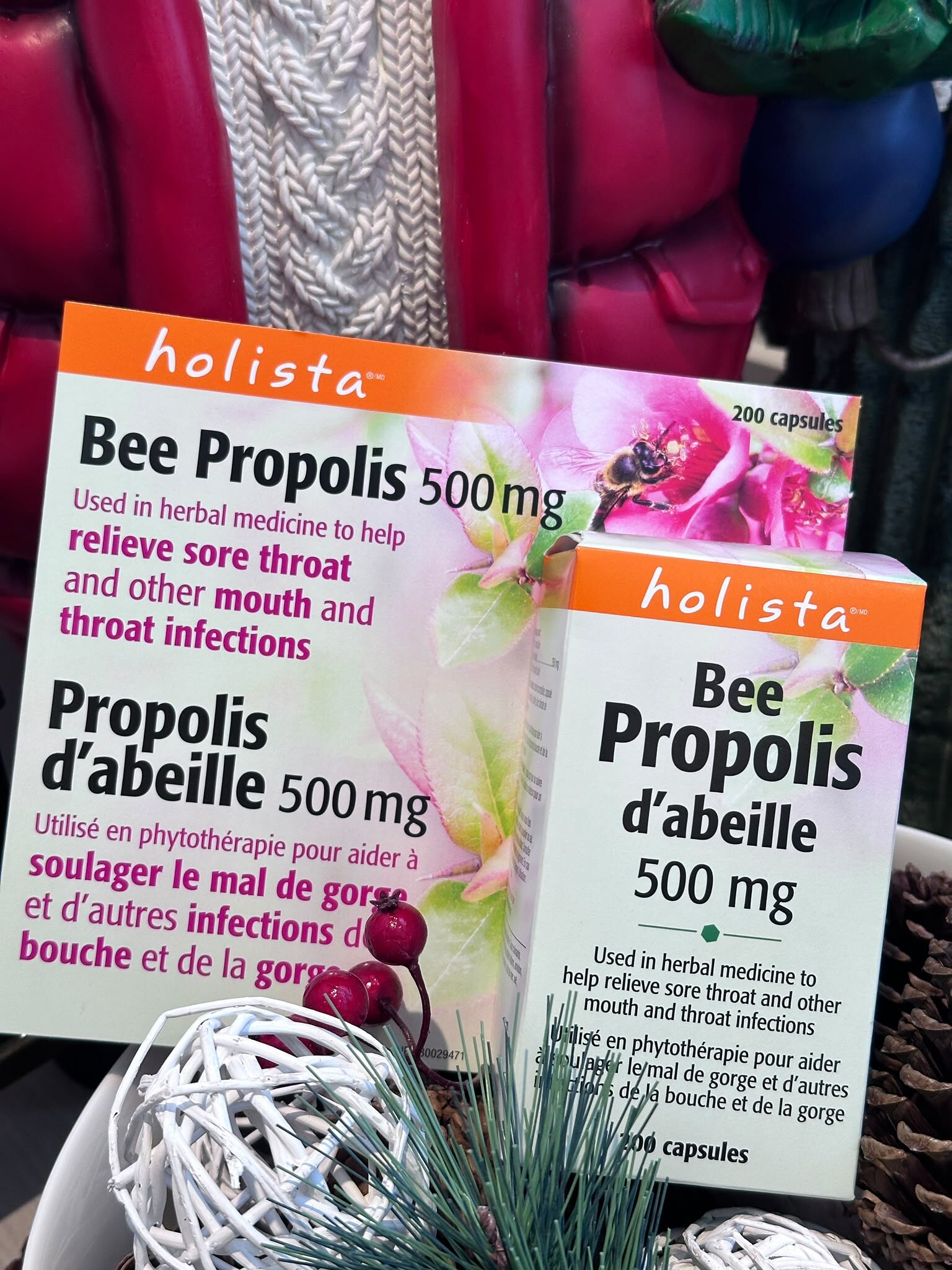 WT38 Holista Bee Propolis 天然蜂膠膠囊 500mg 200粒   **到期日: 約 2029/08