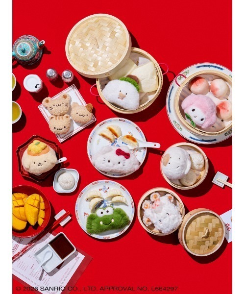 #預購 🇯🇵日本 三麗鷗 Sanrio House 港式點心造型玩偶