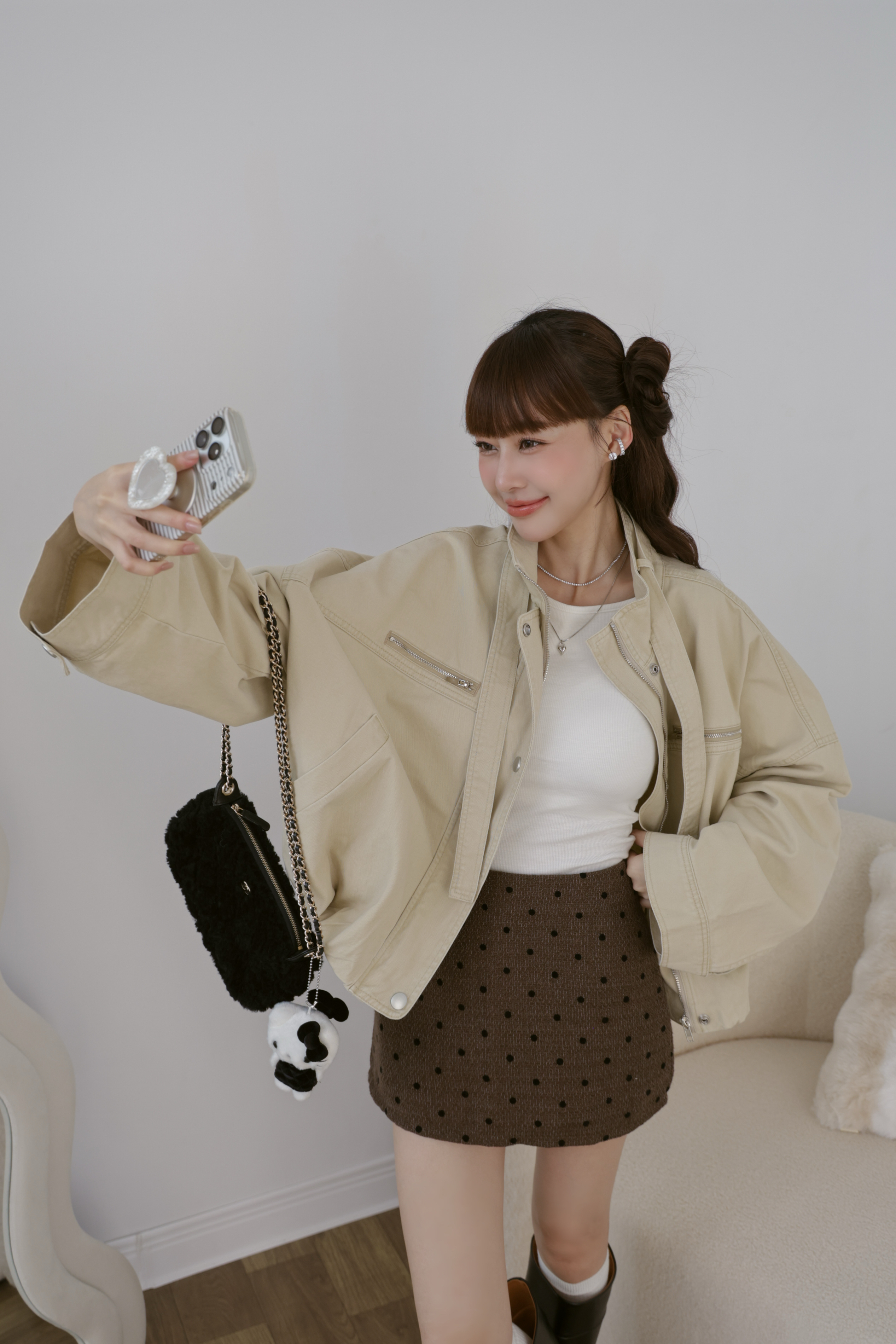 個性美式工裝立領外套 S60