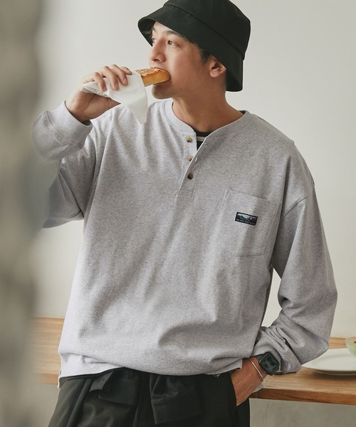 日本 The Craft Crew Products Henley Pocket L/S T-Shirt [CCPls227]