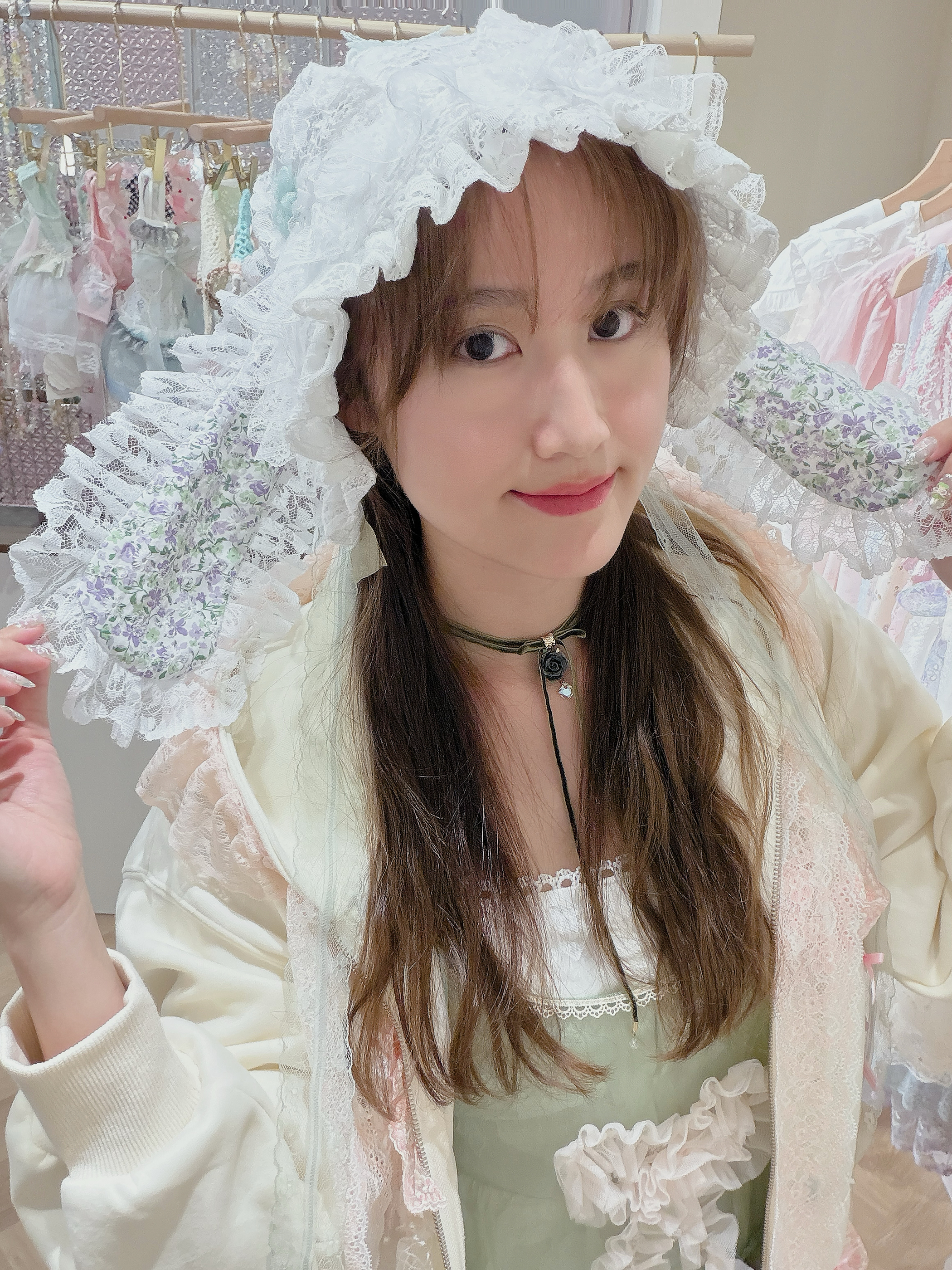 14097 Double-Sided Bunny Doll Hat
