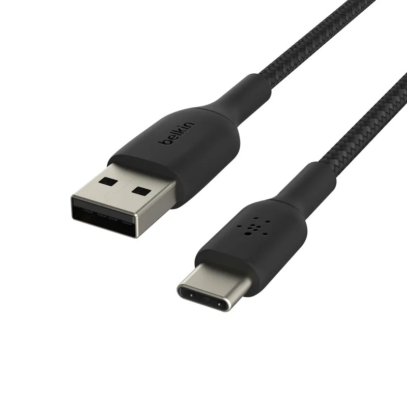 Belkin BoostCharge Pro USB-A 至 USB-C 編織連接線 (15W)
