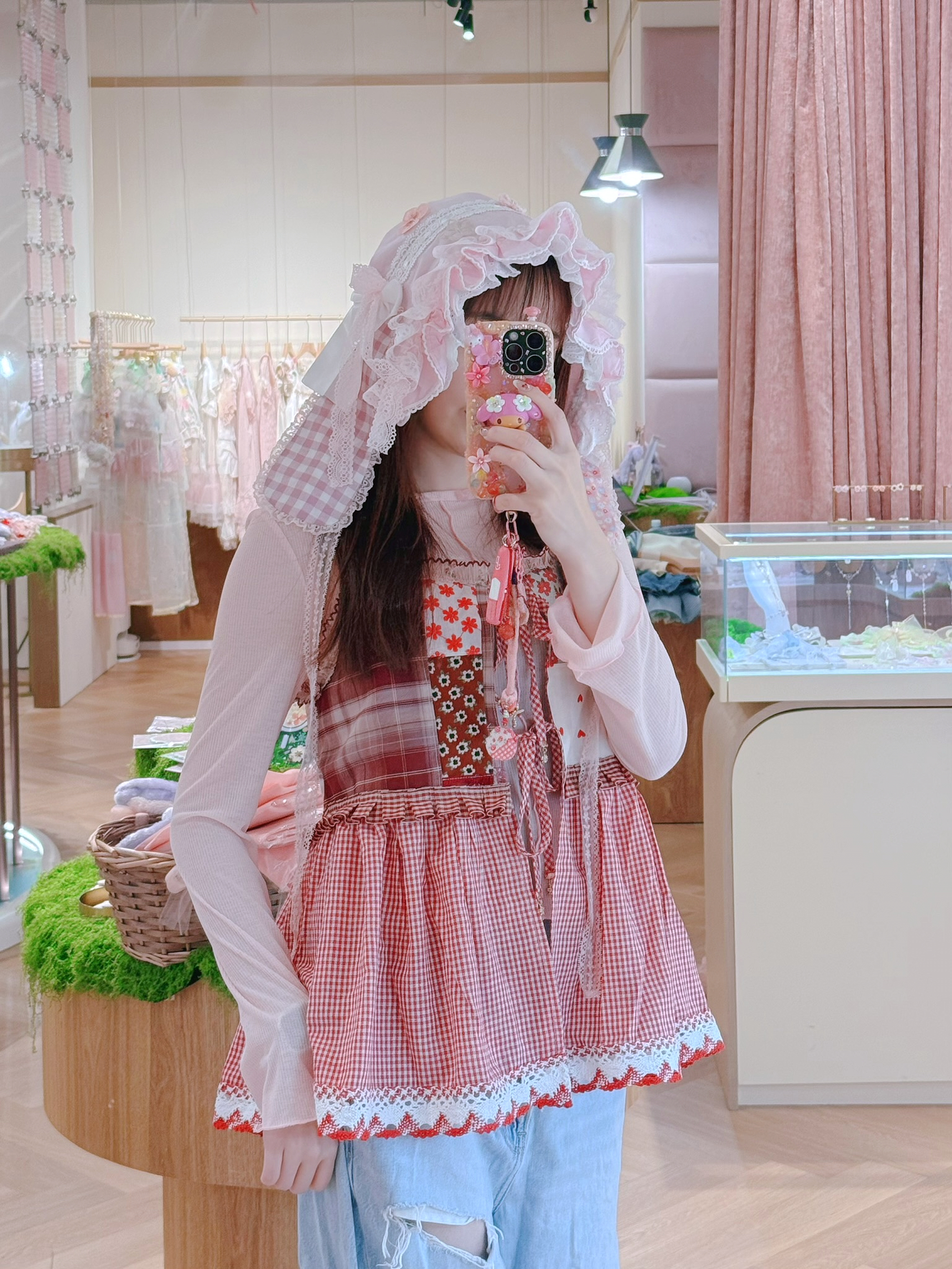 14094 Double-Sided Bunny Doll Hat