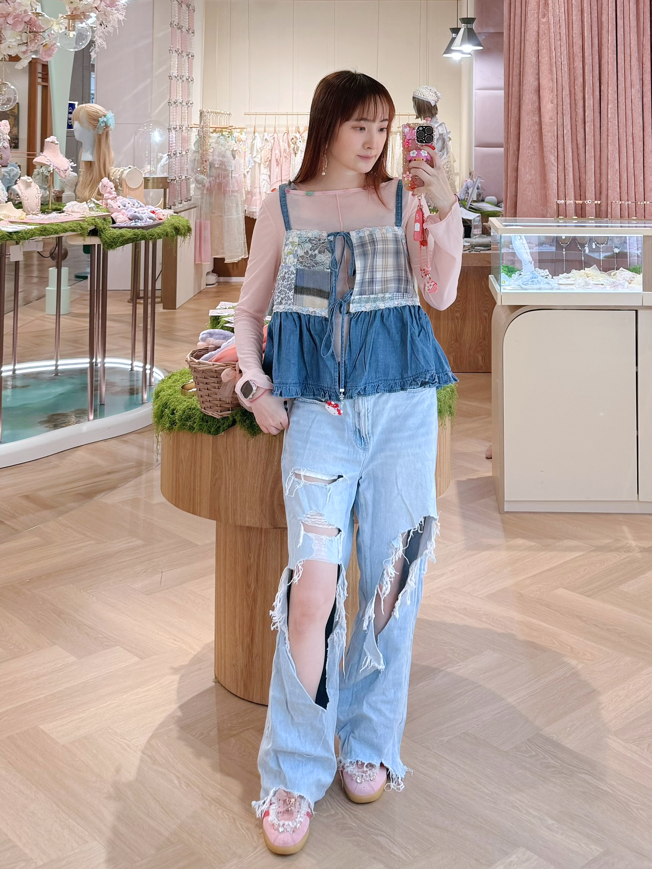 14085 Pastoral Patchwork Camisole