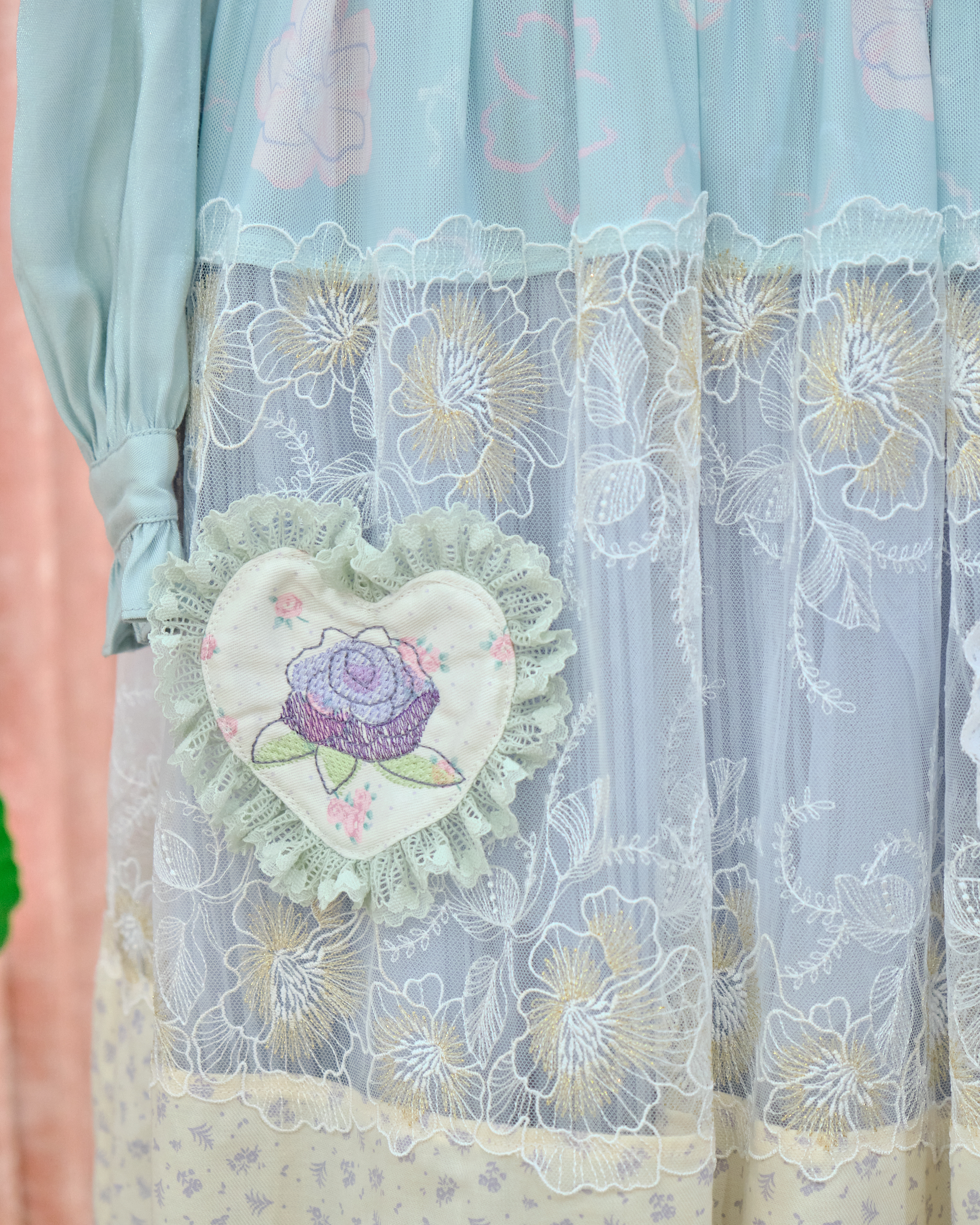 14081 Spinning Bloom Midi Skirt