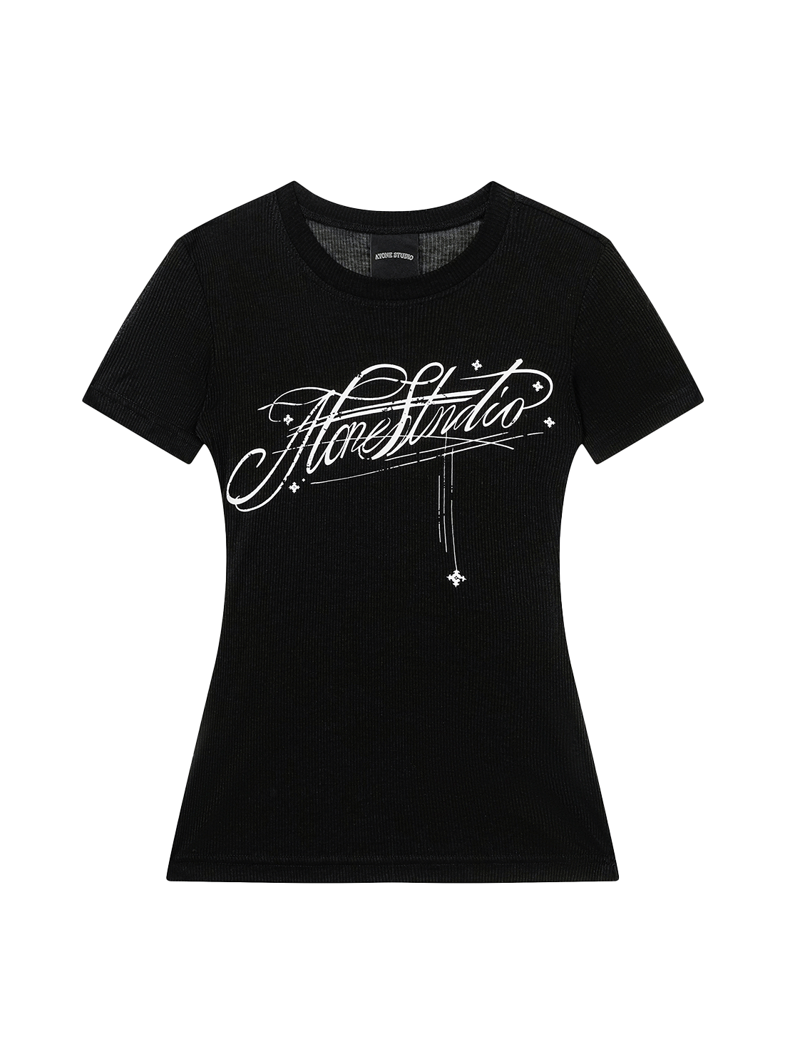 ATONE Signature Script Baby Tee