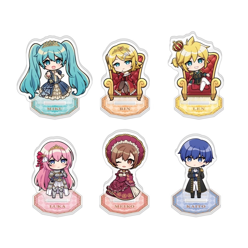 初音X唐吉日版王國系列迷你壓克力立牌-6款隨機