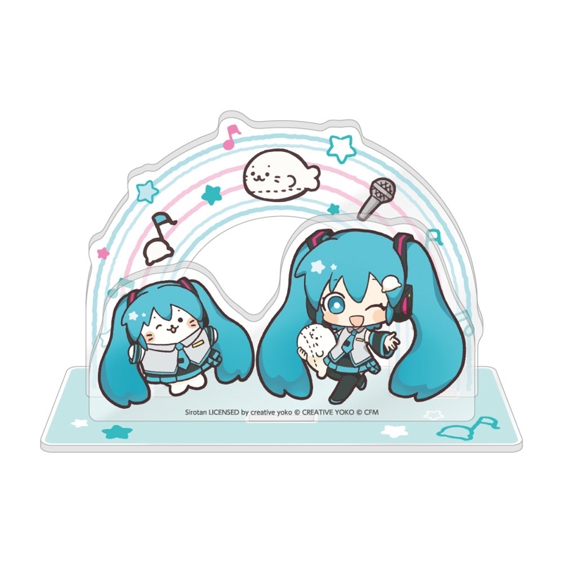 小白X初音日版Q版角色壓克力場景組-初音