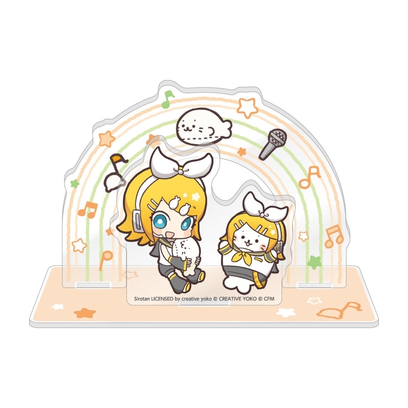 小白X初音日版Q版角色壓克力場景組-鏡音鈴