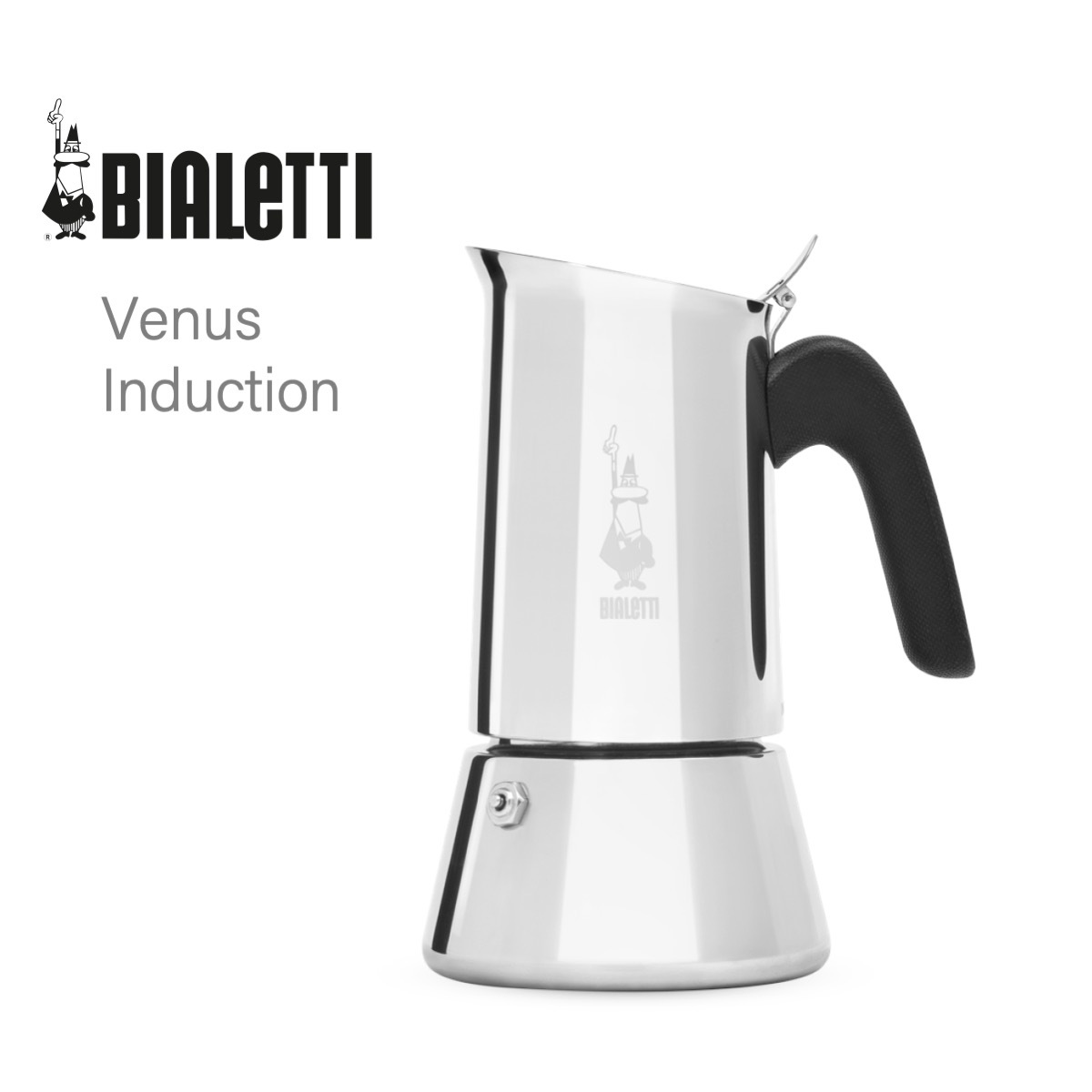 意大利 BIALETTI VENUS 不銹鋼摩卡咖啡壺_4杯裝 / 6杯裝/ 10杯裝