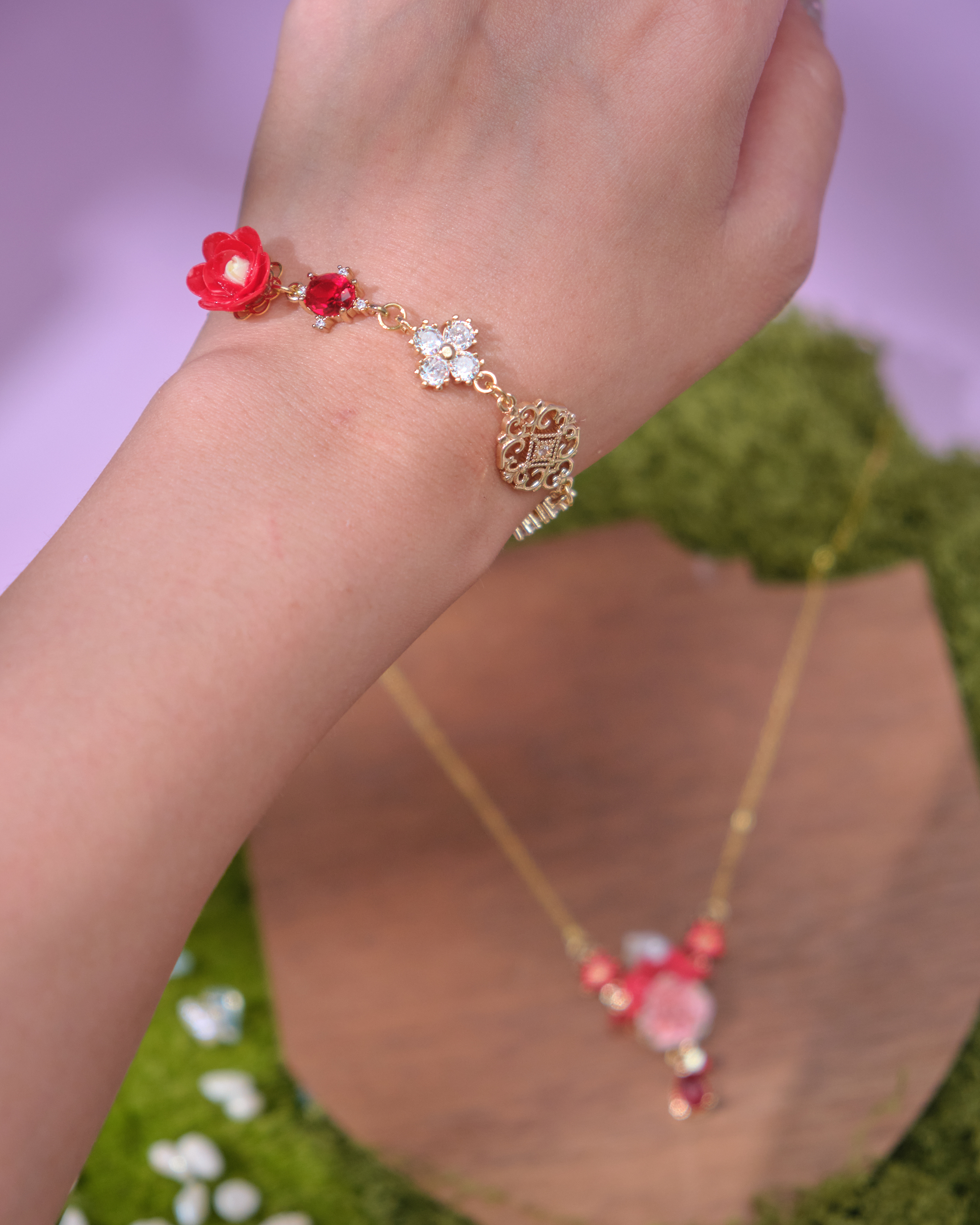 14060 Double Garden Detachable Necklace