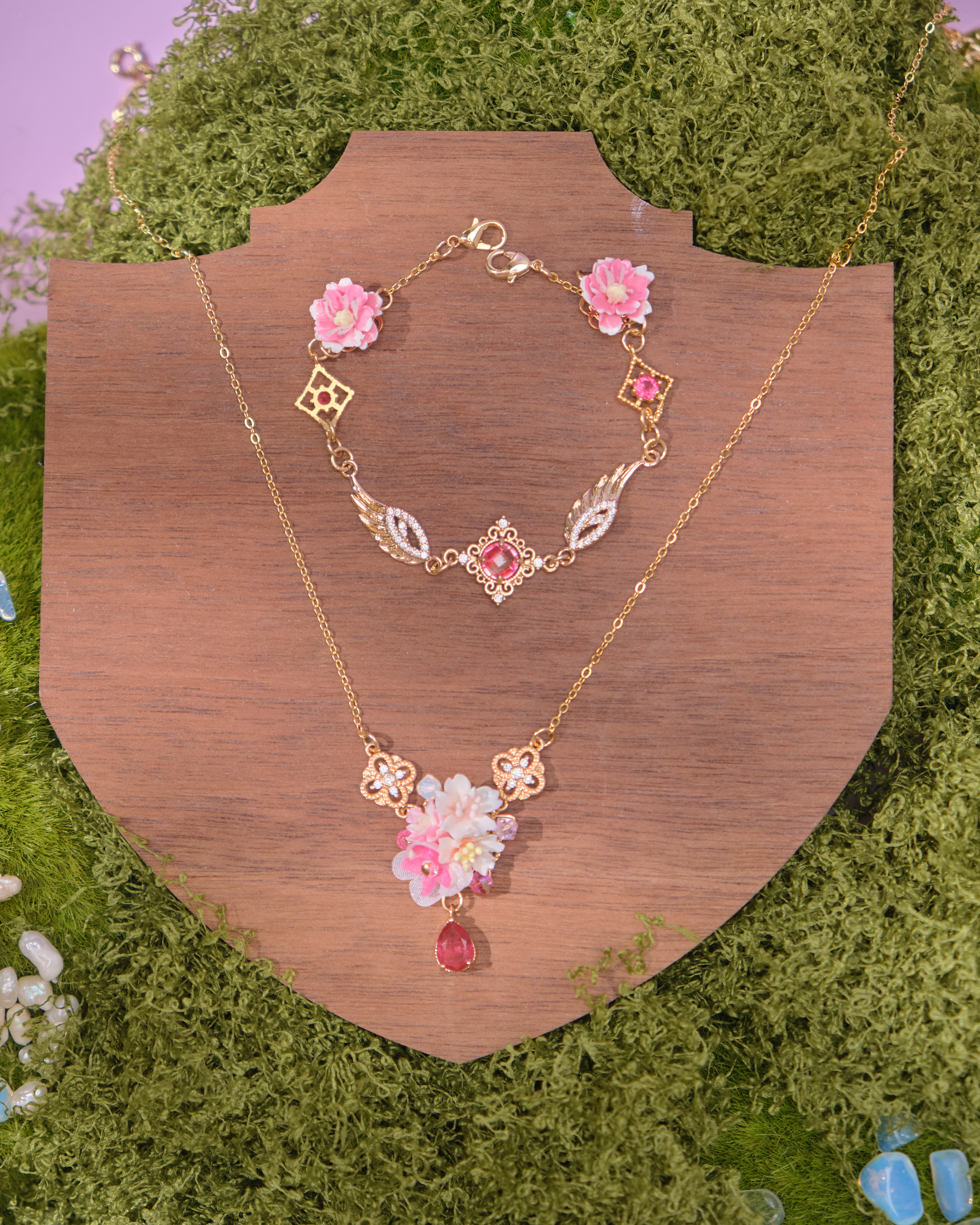 14062 Double Garden Detachable Necklace